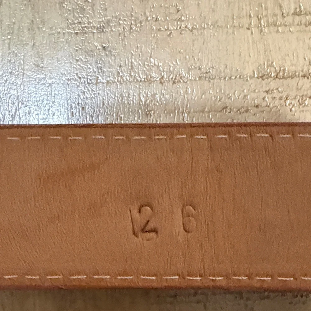 Kids' Brown Crocodile Leather Belt